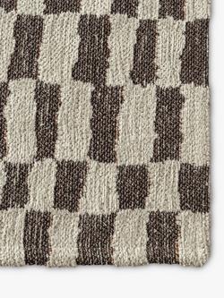 Louis De Poortere Berber Caidal Rug - view 2, Black/White