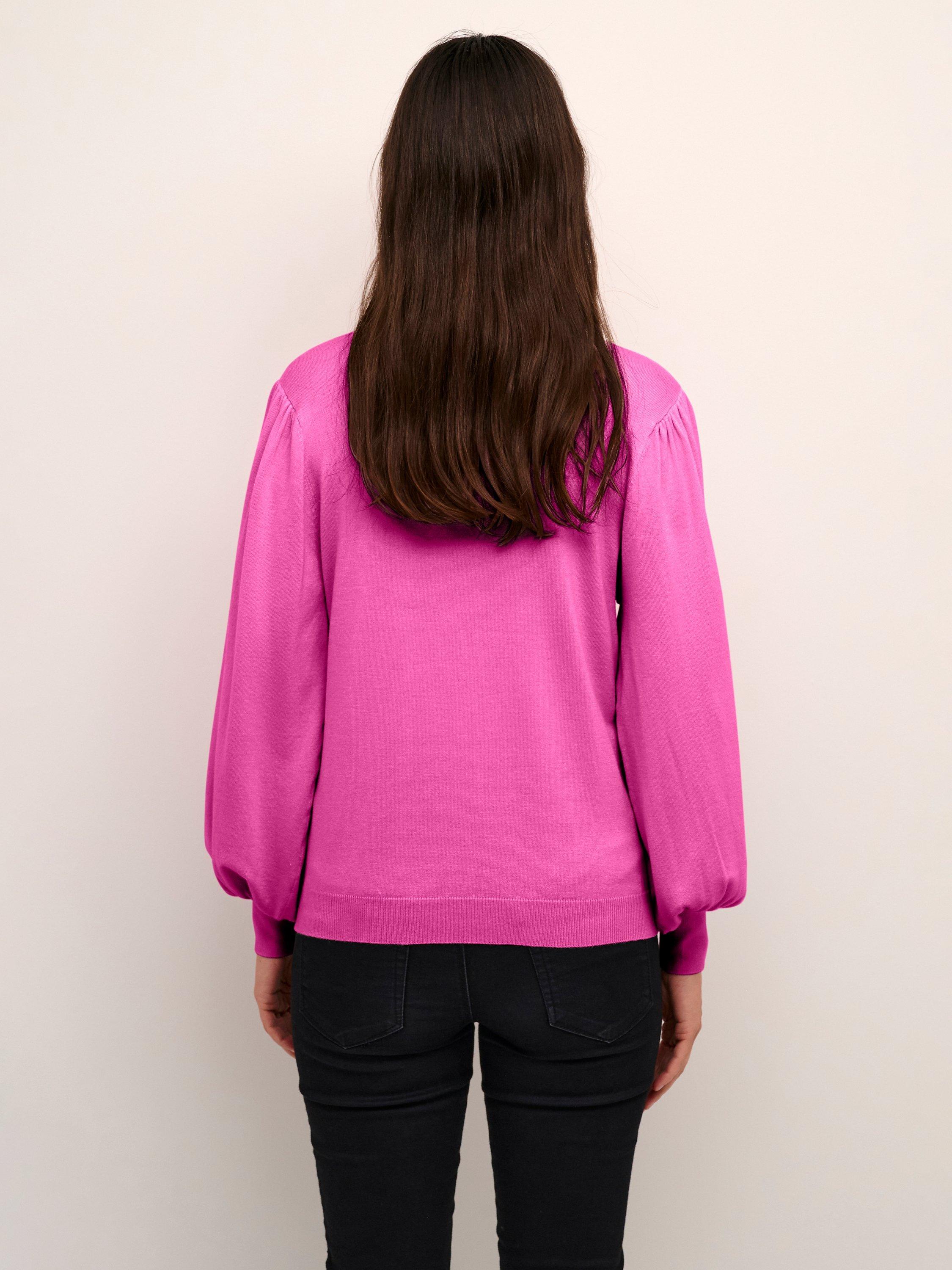 KAFFE Lizza Cardigan, Festival Fuchsia, L