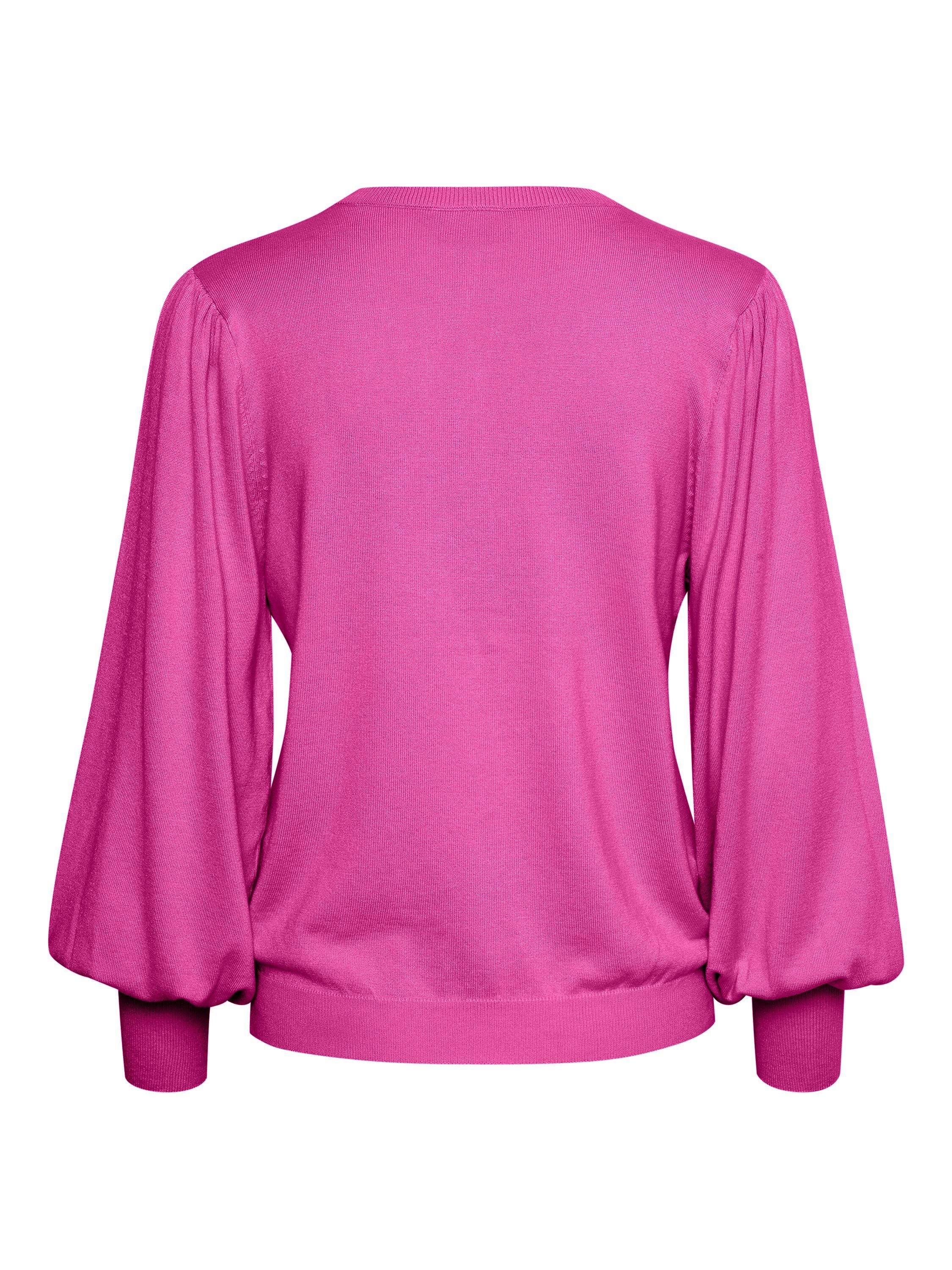 KAFFE Lizza Cardigan, Festival Fuchsia, L
