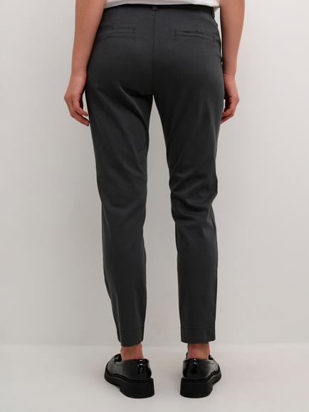 KAFFE Lea Chino Trousers - view 2, Dark Shadow