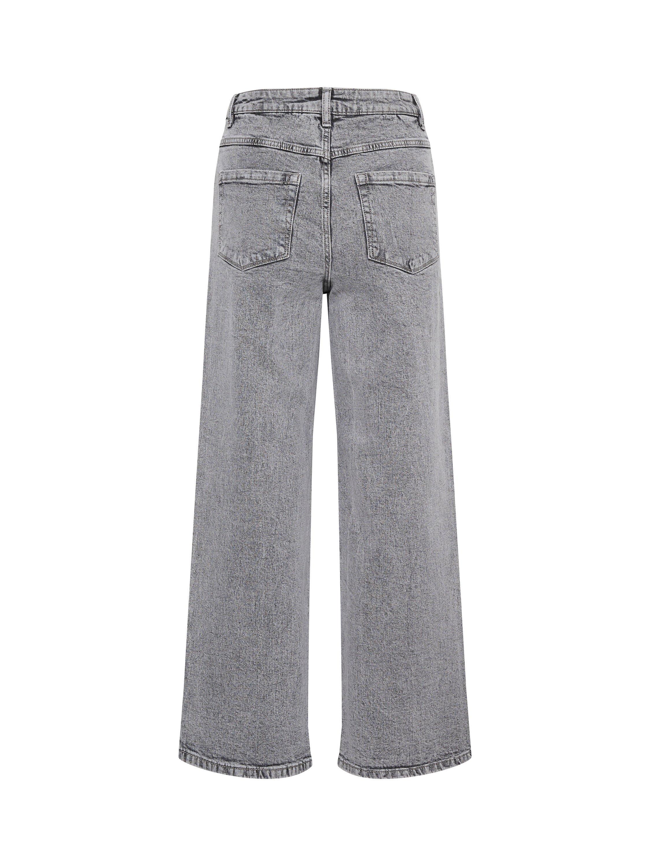 KAFFE Ryana Wide Leg Jeans, Light Grey Denim, 18