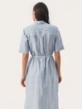 Part Two Emmalou Stripe Dress, Coronet Blue/White