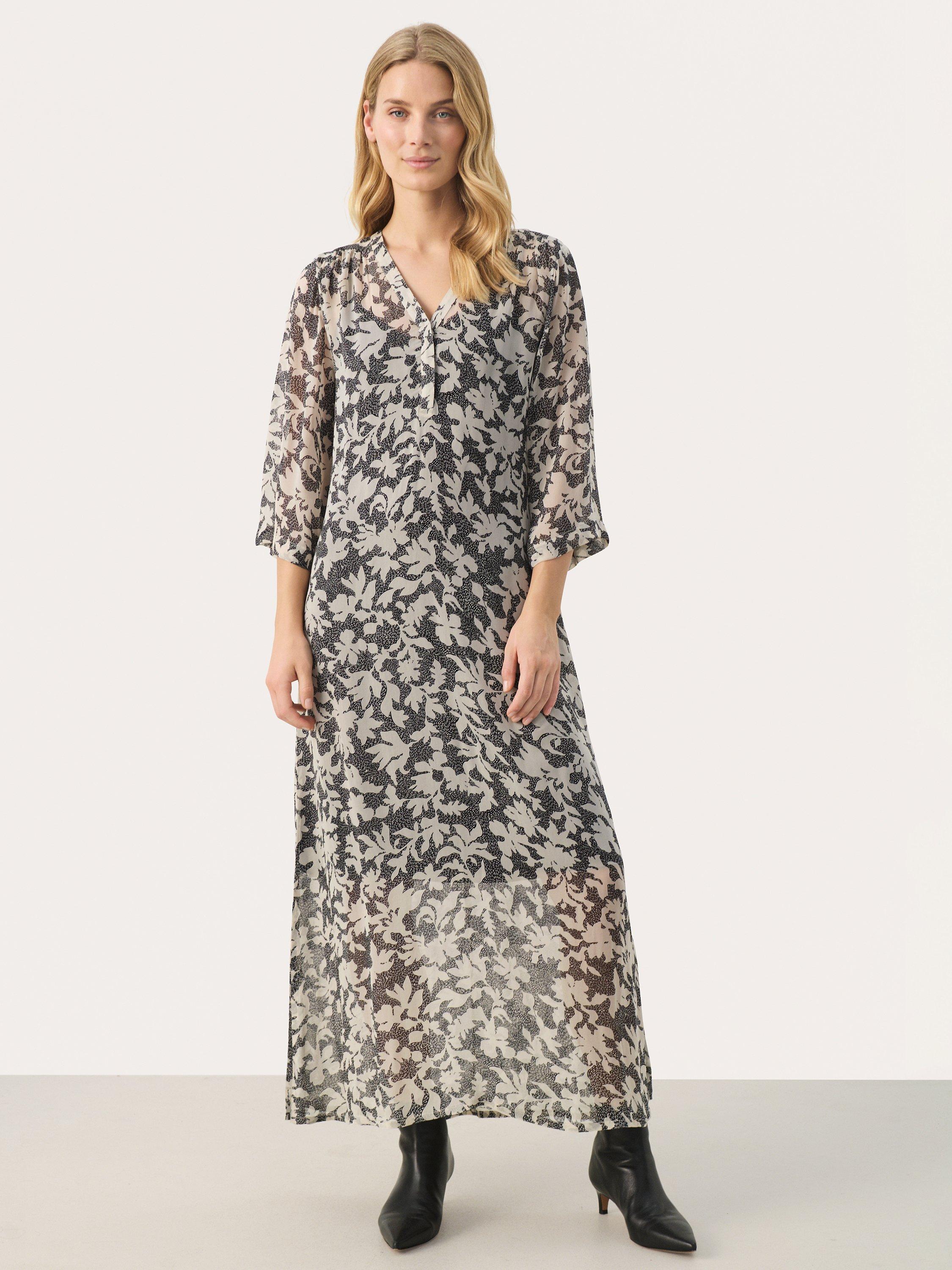 Part Two Berit Maxi Dress, Black/Multi