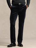 Ralph Lauren Stretch Straight Fit Corduroy Trousers, Polo Black