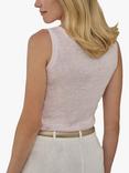 Pure Collection Linen Jersey Vest