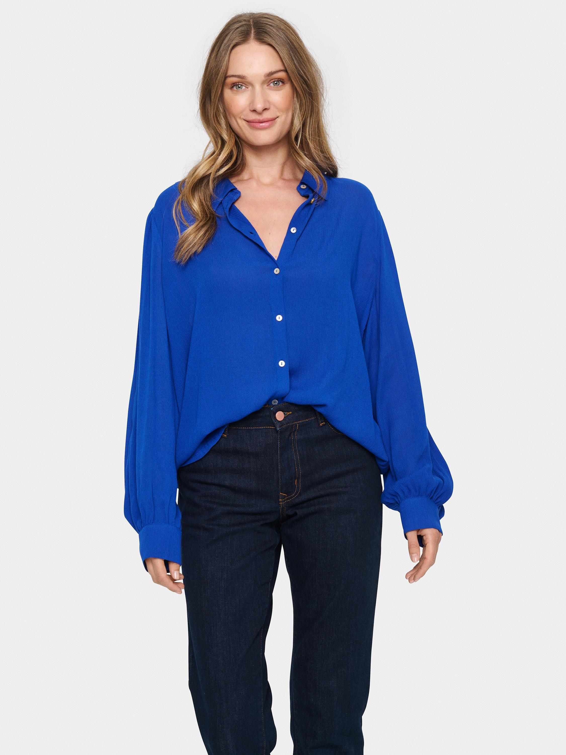 Saint Tropez Alba Casual Fit Shirt, Surf Blue