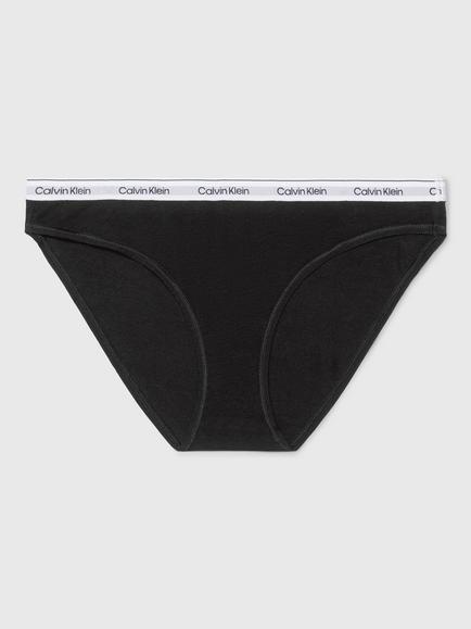 Calvin Klein Modern Logo Cotton Bikini Briefs, Black