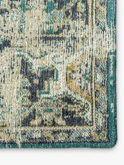 Louis De Poortere Antique Heriz Rug - view 2, Green
