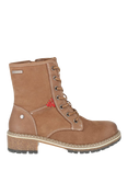 Josef Seibel Waylynn Leather Combat Boots, Camel