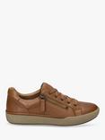 Josef Seibel Claire 13 Nubuck Low Top Trainers, Camel