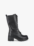 Josef Seibel Teresa Lace-Up Leather  Boots, Black