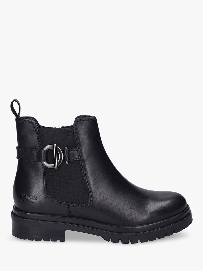 Josef Seibel Stacey Leather Chelsea Boots Black