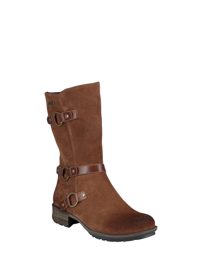 Product image 2 of 4, which shows Josef Seibel Susie 07 Nubuck Mid-Height Thigh Boots, Tan, 3