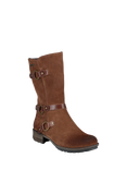 Josef Seibel Susie 07 Nubuck Mid-Height Thigh Boots, Tan