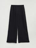 HUSH Mabel Fluid Wide Leg Trousers, Black