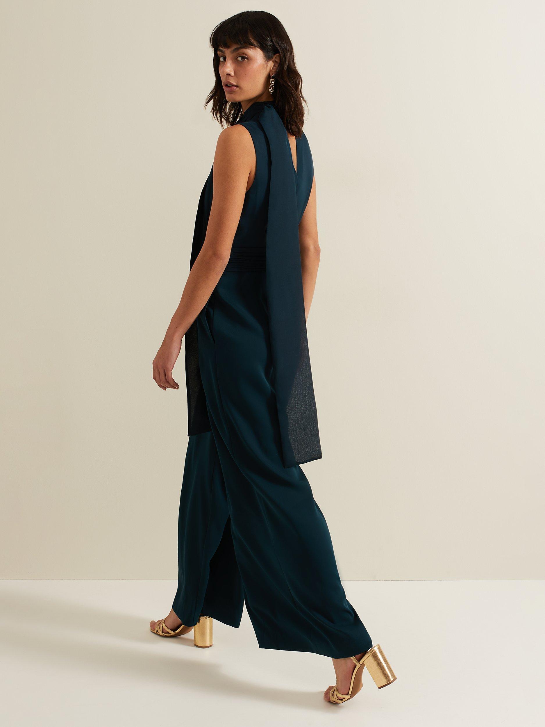 Phase Eight Neesa Wide Leg Jumpsuit Green