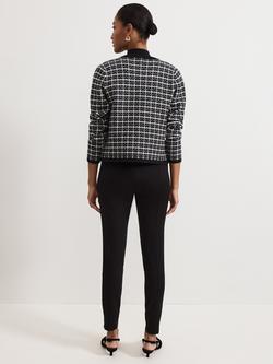 Phase Eight Amina Side Zip Trousers - view 2, Black