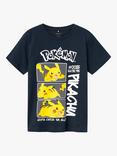 NAME IT Kids' Pokemon T-Shirt, Dark Sapphire