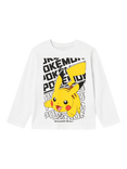 Pokémon Long Sleeve T-Shirt, White