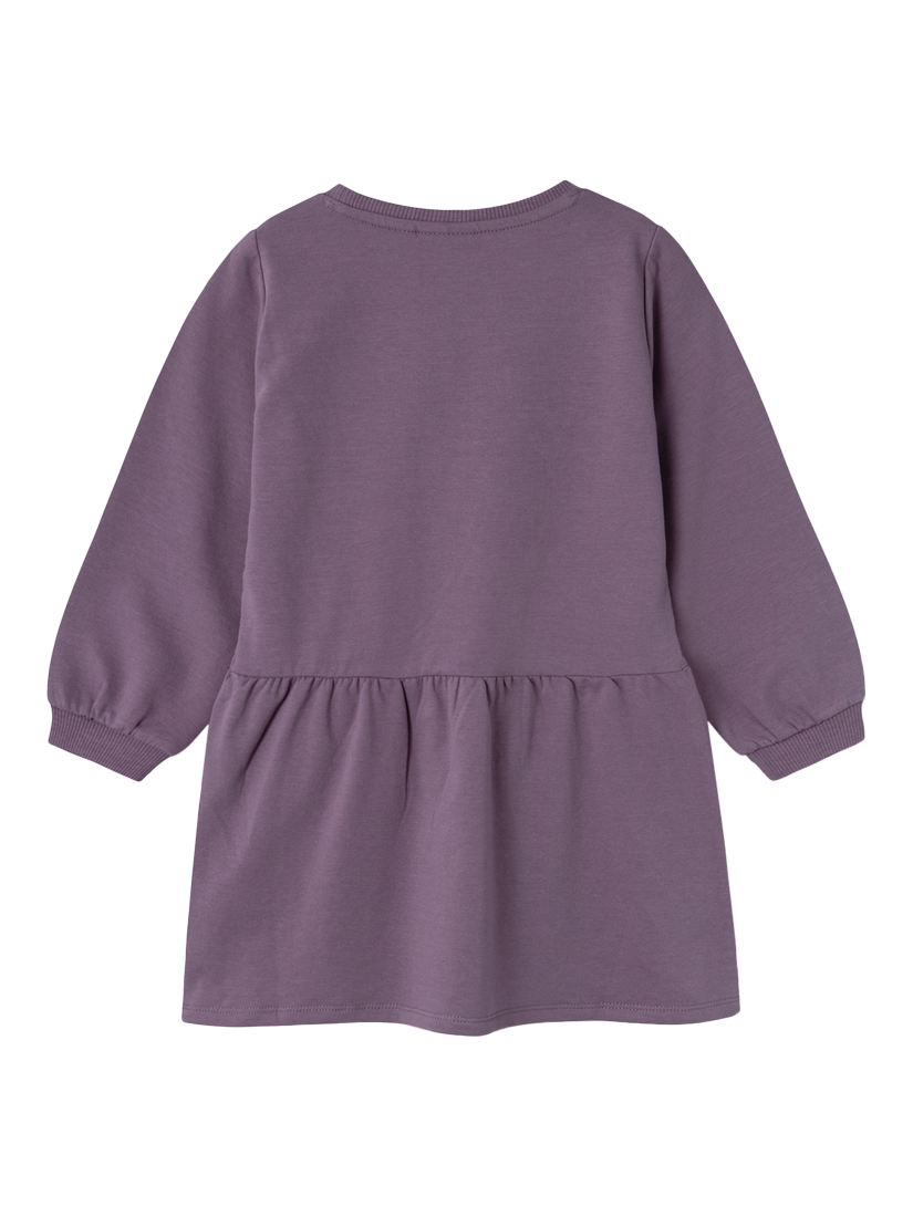 Product image 4 of 5, which shows Peppa Pig Kids' Cotton Jersey Blend Sweatshirt Dress, Arctic Dusk, 12-18 months