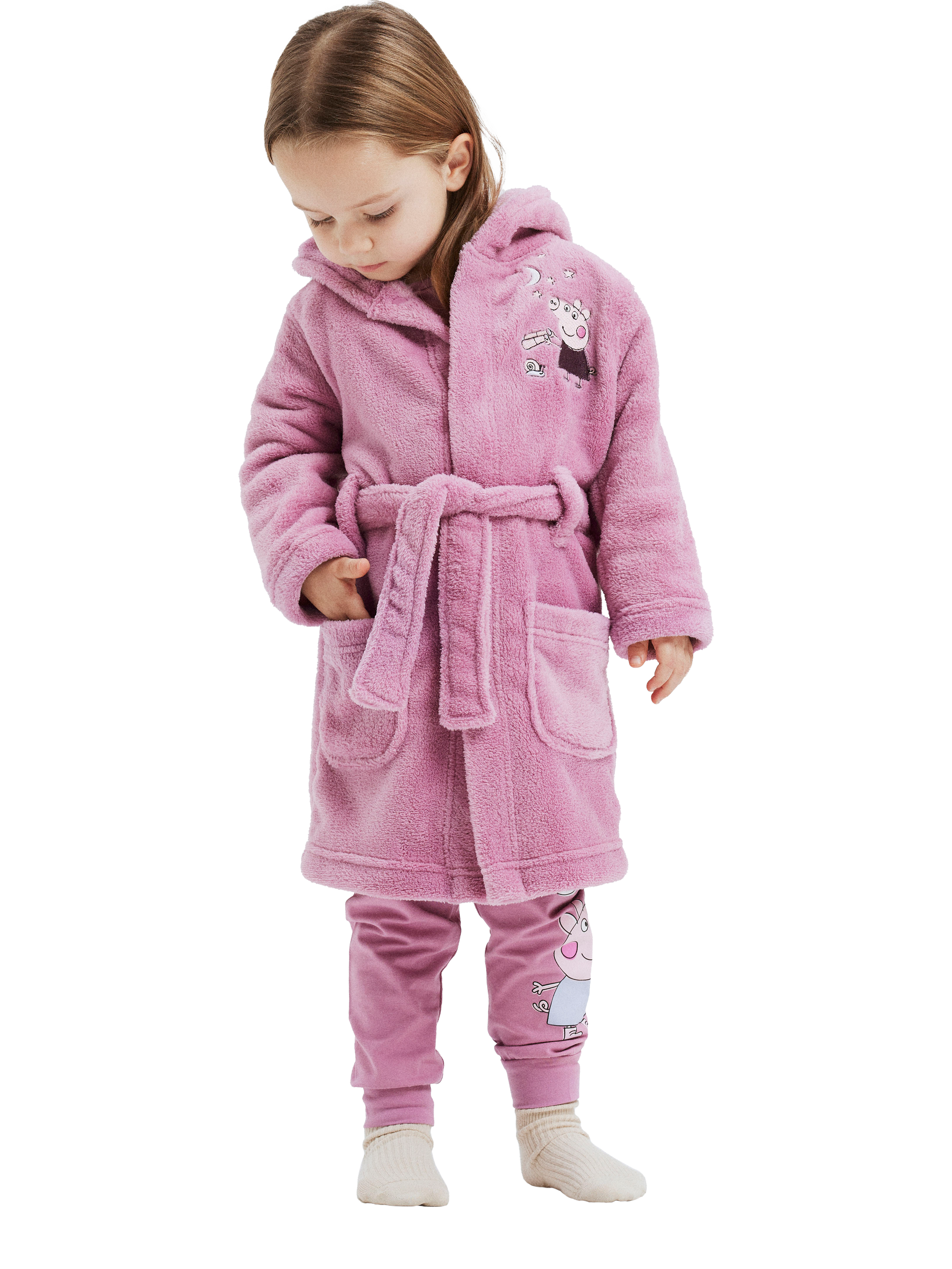 Peppa pig pjs and dressing gown hotsell
