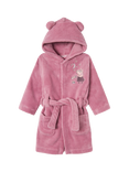 NAME IT Kids' Peppa Pig Dressing Gown, Mauve Orchid