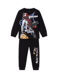 NAME IT Kids' Spiderman Pyjamas, Black