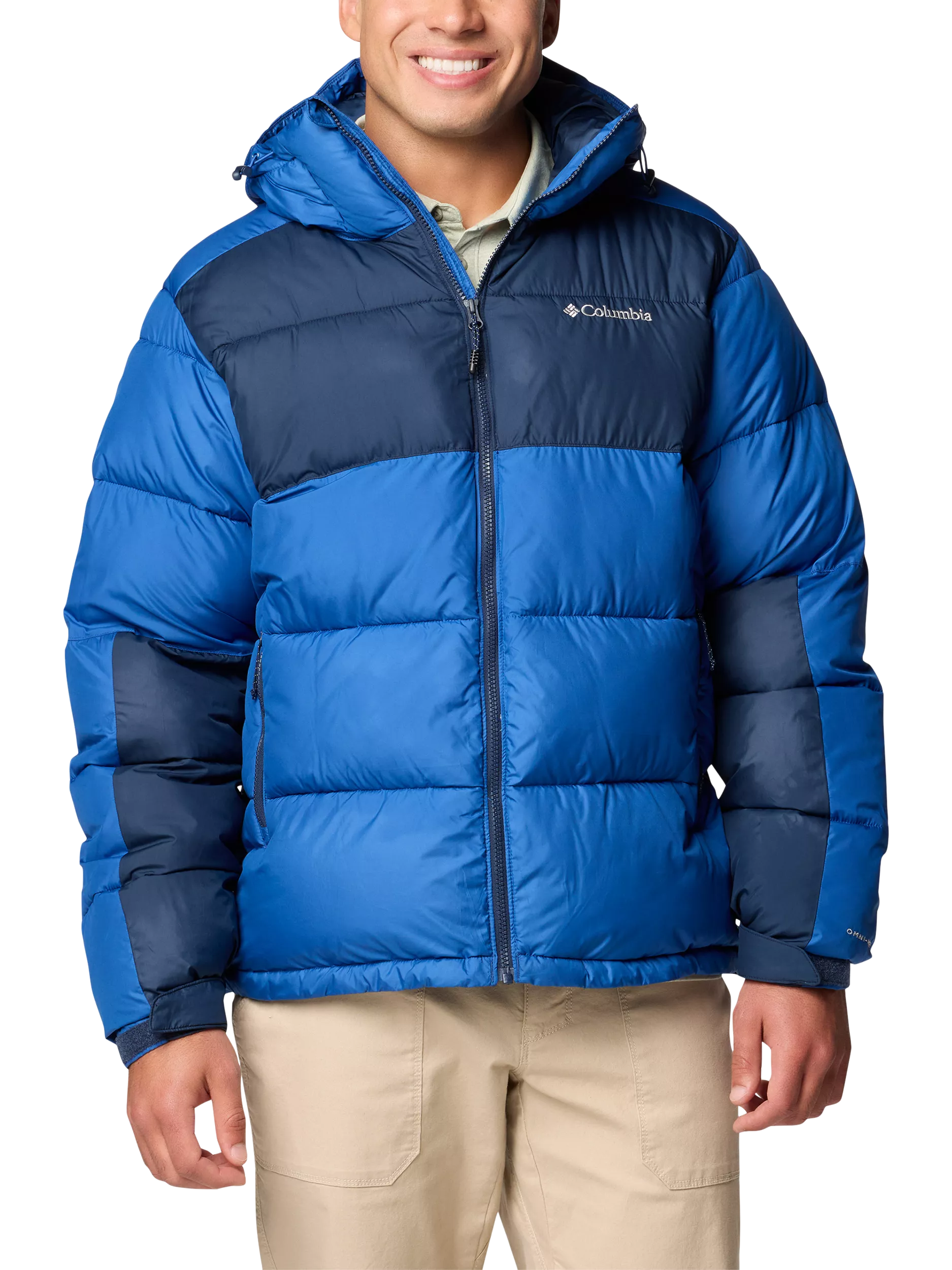 Columbia blue fashion puffer jacket