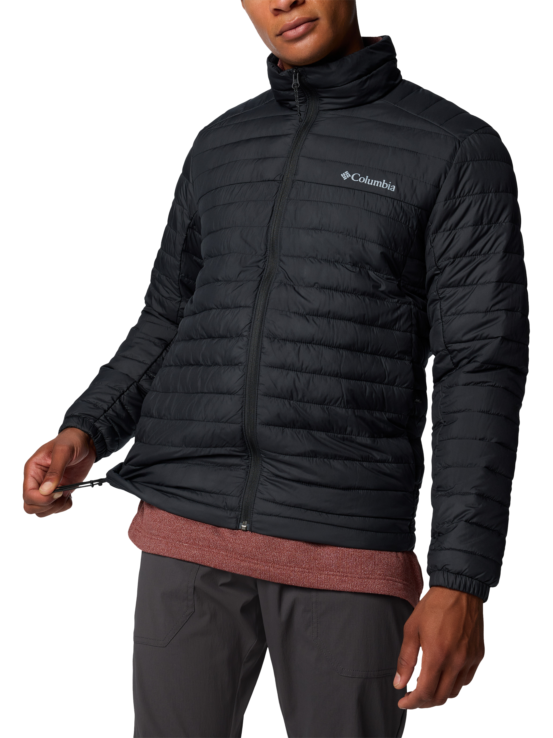 Product image 2 of 3, which shows Columbia Silver Falls Puffer Jacket, Black, XL