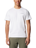 Columbia Cotton Regular Fit Short Sleeve Explorers T-Shirt, White