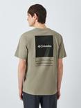 Columbia Barton Springs Cotton Regular Fit Short Sleeve Graphic T-Shirt, Safari