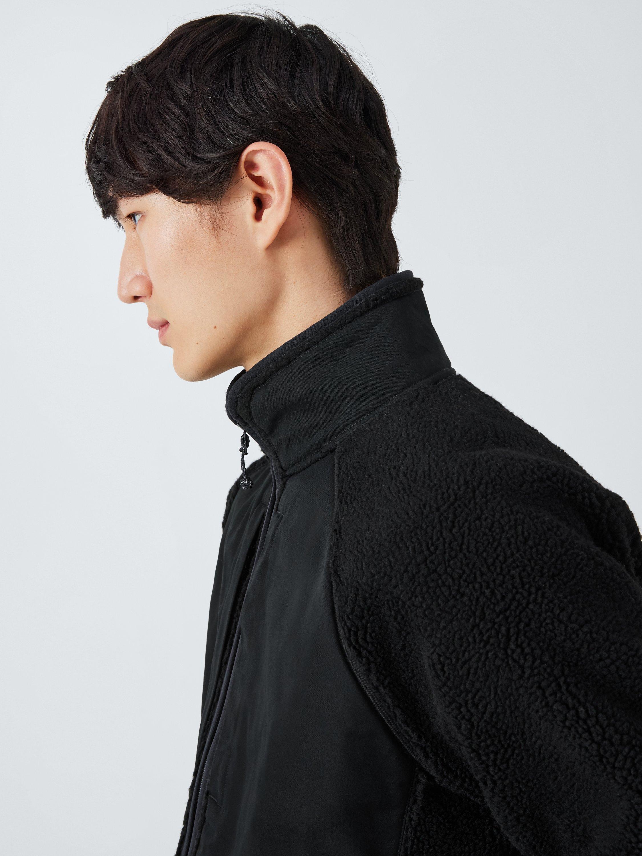Product image 5 of 6, which shows Fjällräven Vardag Pile Fleece Jacket, Black-dark Grey, M