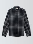 Fjällräven Övik Cotton Blend Regular Fit Check Shirt, Dark Navychalk White