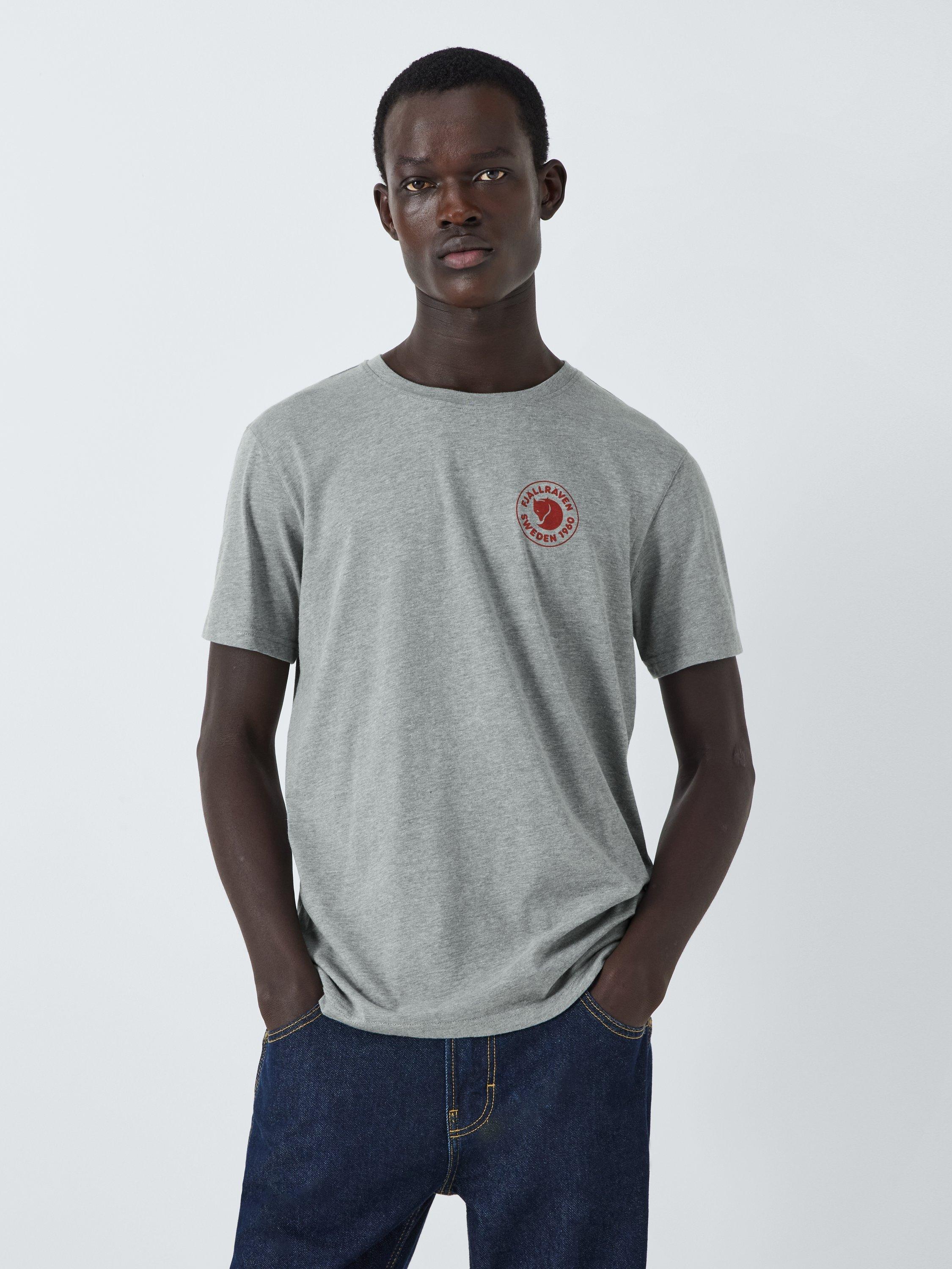 Product image 1 of 6, which shows Fjällräven 1960 Logo T-shirt, Grey Melange, XL