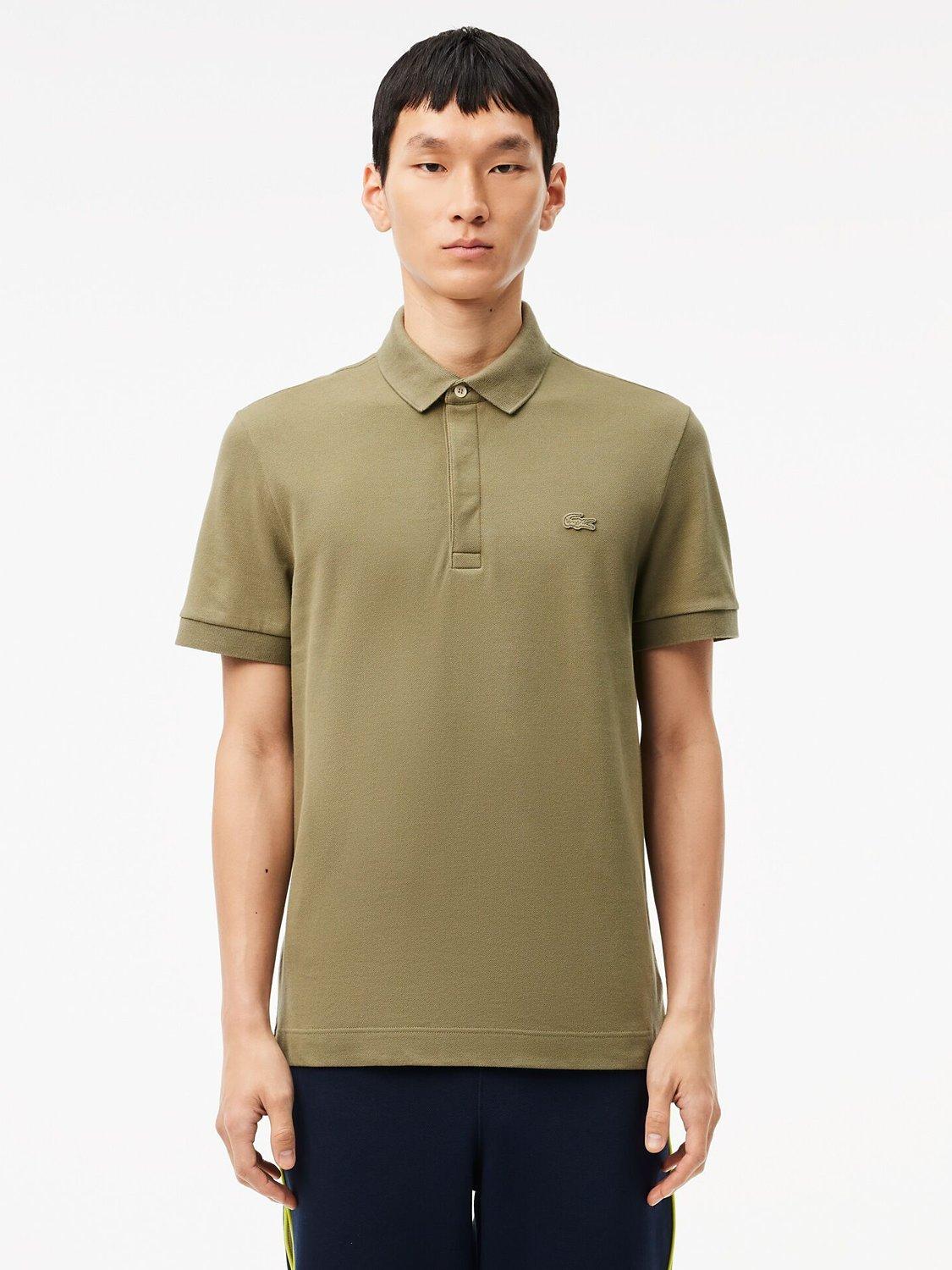 Khaki lacoste polo shirt hotsell