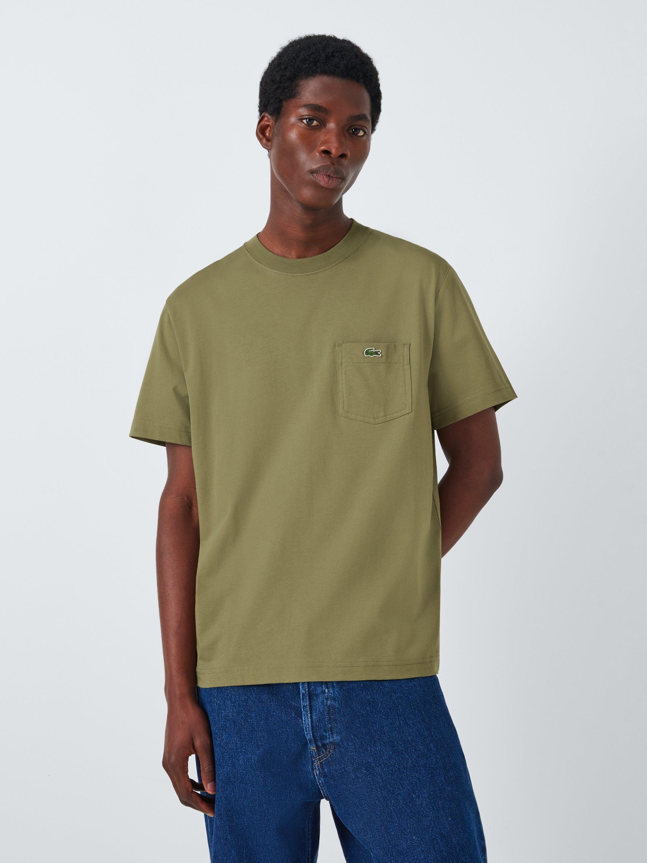 Lacoste Core Essential Cotton T Shirt Khaki