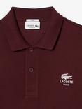 Lacoste Cotton Polo Shirt, Burgundy