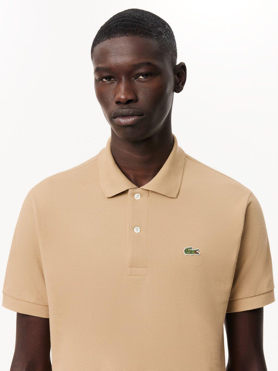 Lacoste Core Pique Polo Shirt Tan