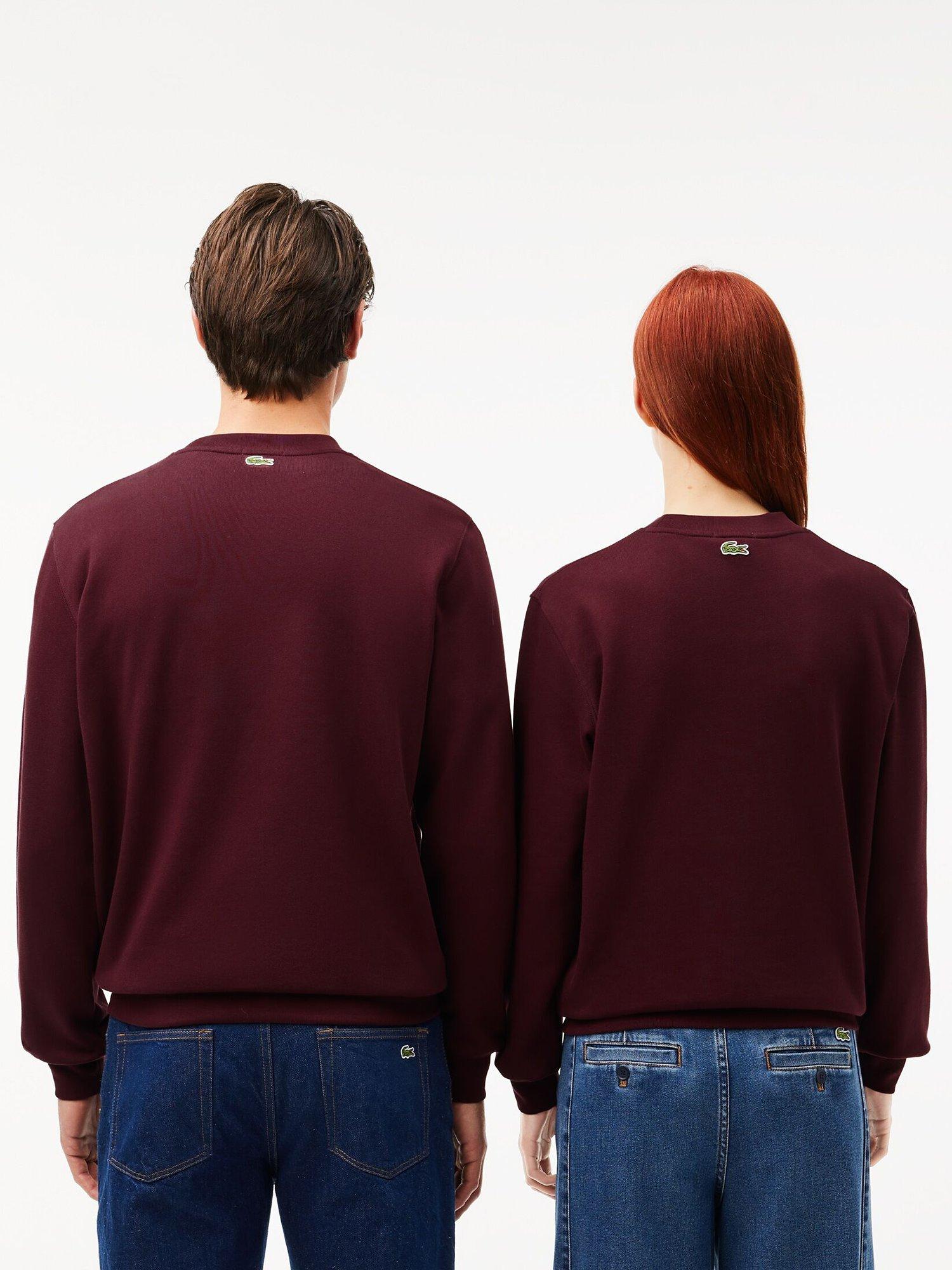 Lacoste Logo Sweatshirt Burgundy