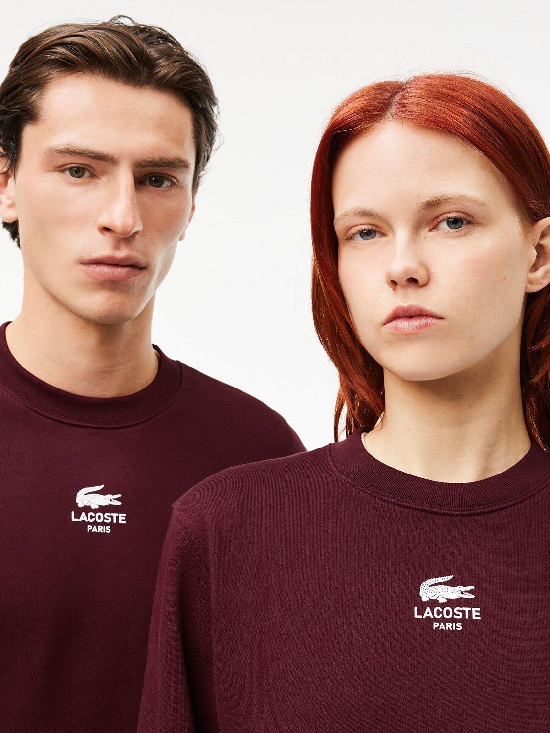 Lacoste Logo Sweatshirt Burgundy