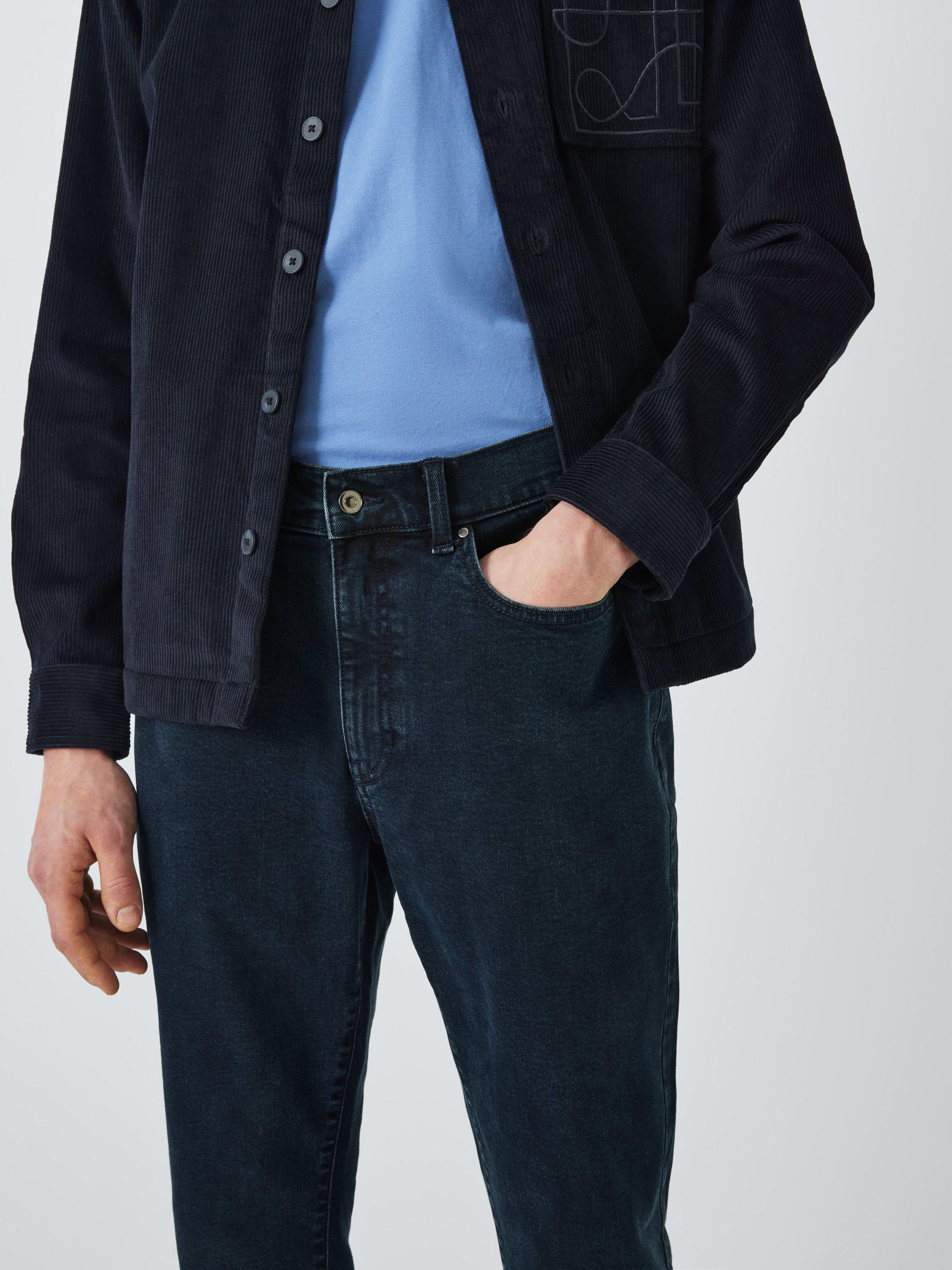 Product image 5 of 6, which shows Kin Slim Fit Tapered Leg Denim Jeans, Blue, 30R