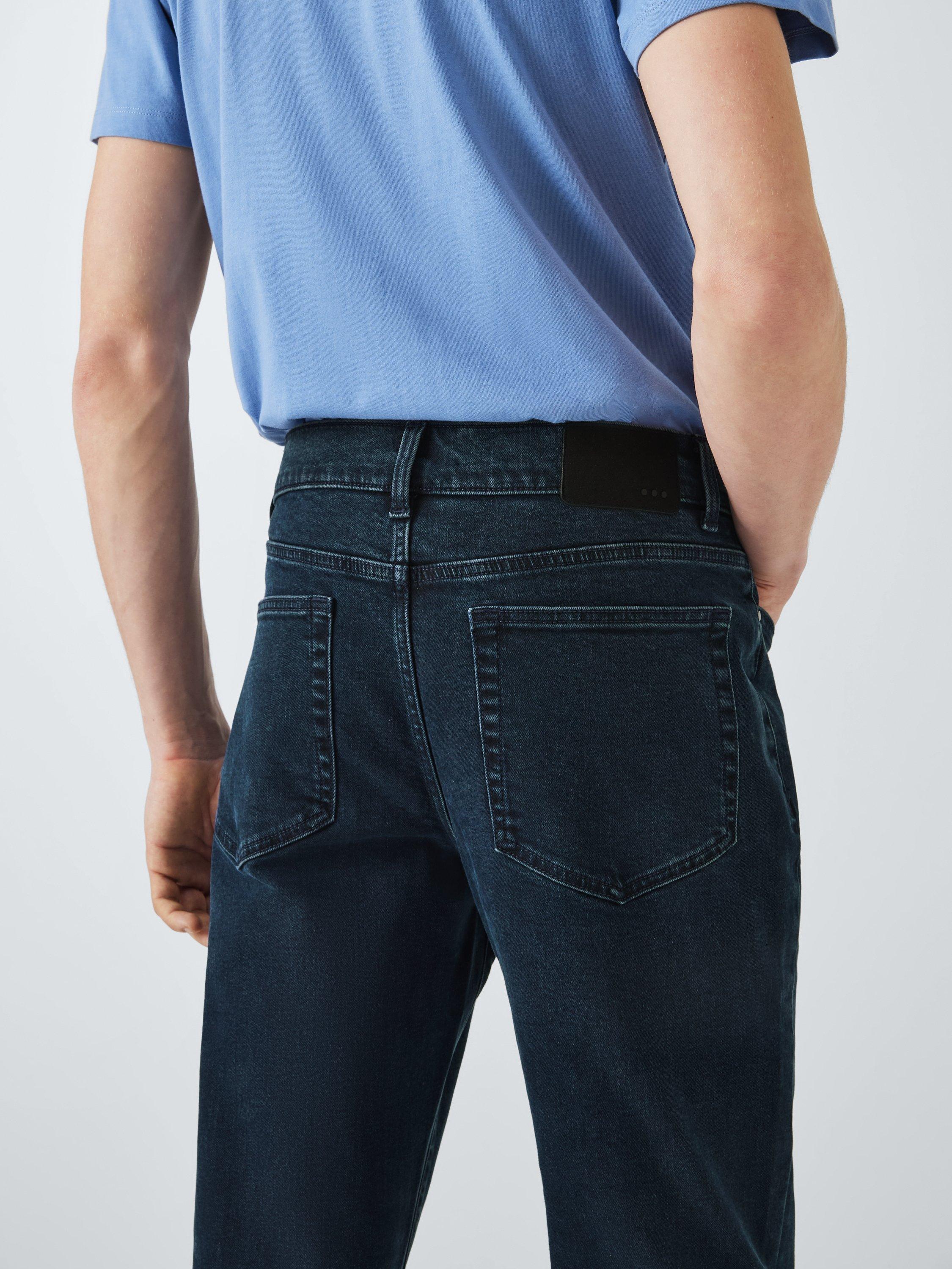 Product image 6 of 6, which shows Kin Slim Fit Tapered Leg Denim Jeans, Blue, 30R