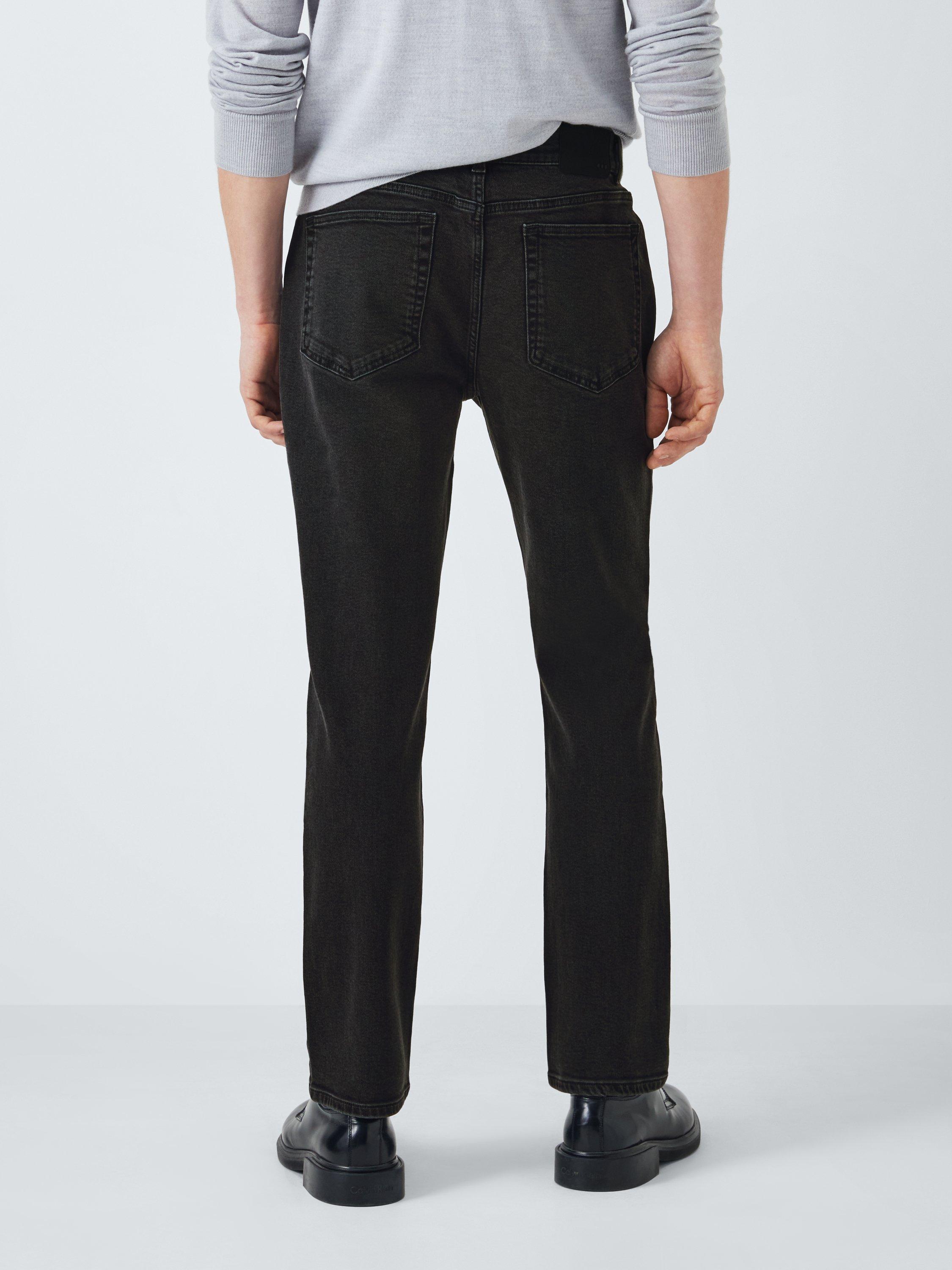 Product image 2 of 6, which shows Kin Slim Fit Tapered Leg Denim Jeans, Grey, 30R