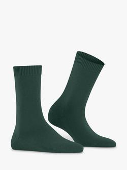 FALKE Cosy Wool & Cashmere Blend Socks - view 2, Hunter Green