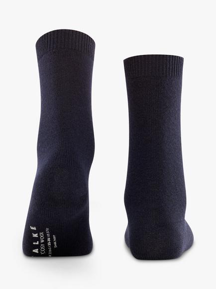 FALKE Cosy Wool & Cashmere Blend Socks, Dark Navy