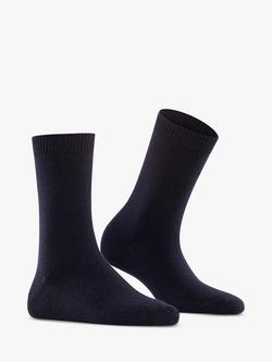 FALKE Cosy Wool & Cashmere Blend Socks - view 2, Dark Navy