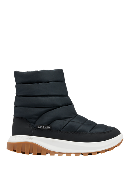 Columbia Snowtrot Insulated Waterproof Snow Boots, Black/Sea Salt, Black, Sea Salt