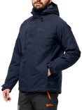 Jack Wolfskin Troposphere Waterproof Insulated Hooded Jacket, Night Blue