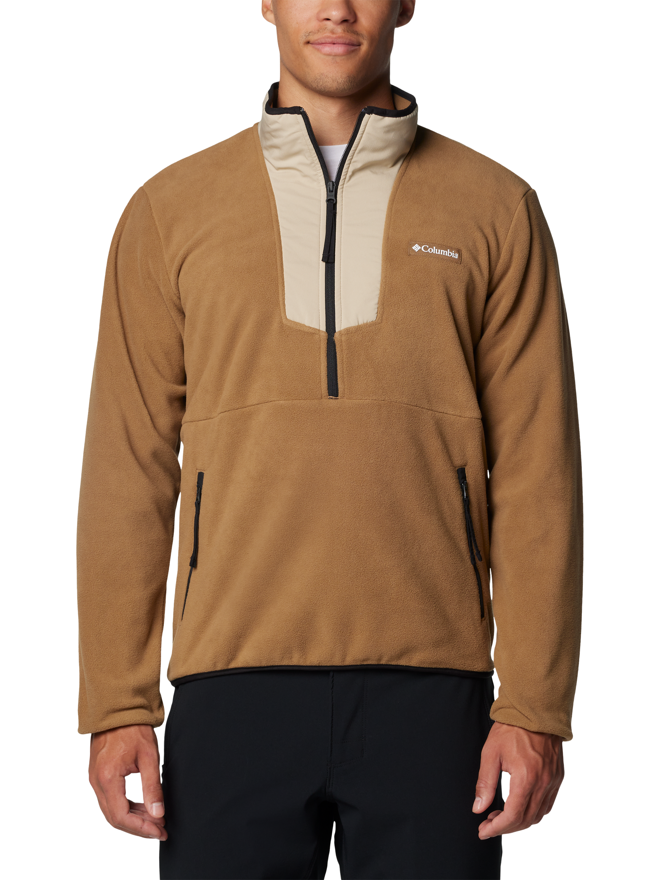 Columbia Men's Sequoia Fleece Top, Delta, Ancient