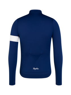 Rapha Long Sleeve Cycling Jersey, Navy/White - view 2, Navy/White